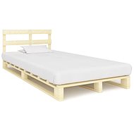 Bed frame made of solid pine pallets 120x200 cm - Bed