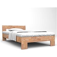 Bed frame solid oak wood 140x200 cm - Bed