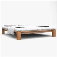 Bed frame solid oak wood 140x200 cm - Bed Frame