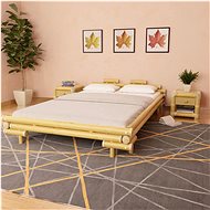 Bamboo bed frame 140x200 cm - Bed