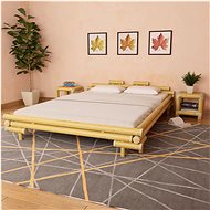 Bamboo bed frame 160x200 cm - Bed