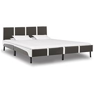 Bed frame gray-white faux leather 180x200 cm - Bed Frame