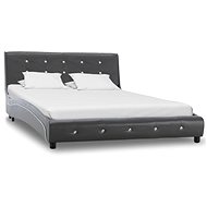 Bed frame gray faux leather 120x200 cm - Bed Frame