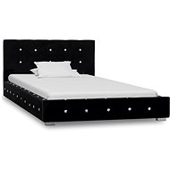 Bed frame black velvet 90x200 cm - Bed