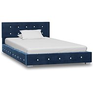 Bed frame blue velvet 90x200 cm - Bed Frame