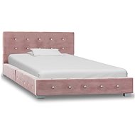 Bed frame pink velvet 90x200 cm - Bed Frame