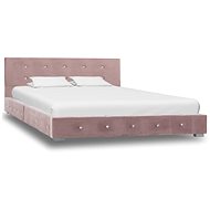 Bed frame pink velvet 120x200 cm - Bed Frame
