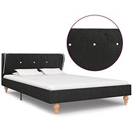 Bed frame dark gray jute 120x200 cm - Bed Frame