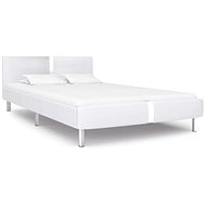 Bed frame white faux leather 140x200 cm - Bed Frame