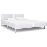 Bed frame white faux leather 180x200 cm - Bed Frame