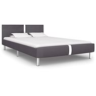 Bed frame gray faux leather 140x200 cm - Bed Frame