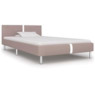 Bed frame cappuccino faux leather 90x200 cm - Bed Frame