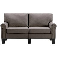Pohovka 2místná pohovka taupe textil - Pohovka