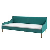 Sofa frame with textile upholstery green - Bed