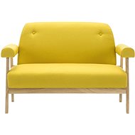 Double textile seat yellow - Couch