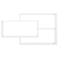 Wall Shelves White High Gloss 104 x 20 x 60cm Chipboard - Shelf