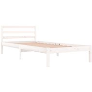SHUMEE divan 90 × 200 cm, solid pine wood, white, 810416 - Bed