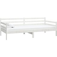SHUMEE válenda 90 × 200 cm, masivní borovice, bílá, 806936 - Postel