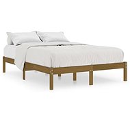 Shumee medově hnědý borovice 120×190 cm UK Small Double, 809990 - Rám postele