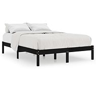 Shumee černý masivní borovice 135×190 cm UK Double, 809996 - Rám postele