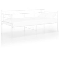 Shumee bílý kovový 90×200 cm, 324768 - Postel