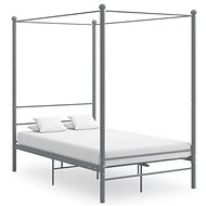 Shumee s nebesy šedý kovový 120×200 cm , 325059 - Rám postele