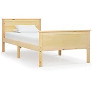 Shumee masivní borové dřevo 100×200 cm, 322175 - Rám postele