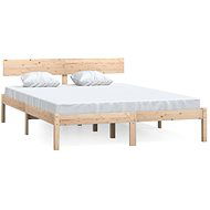 Shumee masivní dřevo borovice 140×190 cm, 810127 - Rám postele
