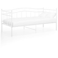 Shumee bílý kovový 90×200 cm, 324780 - Postel