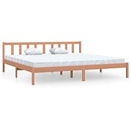 Shumee medově hnědý masivní borovice 180x200 cm Super King, 810100 - Postel