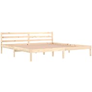 SHUMEE válenda 200 × 200 cm, masivní borové dřevo, 810450 - Postel