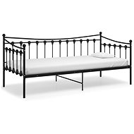 Shumee Rám rozkládací postele černý kovový 90×200 cm, 324755 - Postel