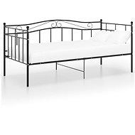 Shumee Rám rozkládací postele černý kovový 90×200 cm, 324779 - Postel