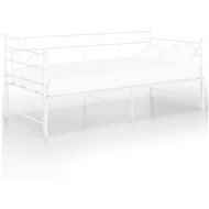 Shumee Rám vysouvací postele/pohovky bílý kov 90×200 cm, 324771 - Postel