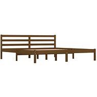 Shumee masivní borovice 180×200 cm medový Super King, 810448 - Postel