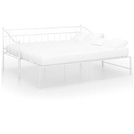 Shumee Rám vysouvací postele/pohovky bílý kov 90×200 cm, 324777 - Postel
