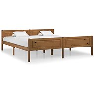 Shumee masivní borové dřevo medově hnědý 180×200 cm , 322115 - Postel