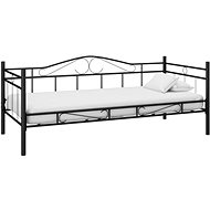 Shumee Rám denní postele černý kov 90×200 cm, 60584 - Postel