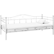 Shumee Rám denní postele bílá kov 90×200 cm, 60799 - Postel
