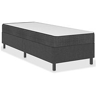 SHUMEE postel boxspring 80 × 200 cm, textil, tmavě šedá 3054720 - Postel