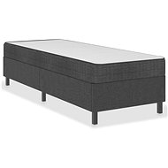 SHUMEE postel boxspring 100 × 200 cm, textil, tmavě šedá 3054722 - Postel