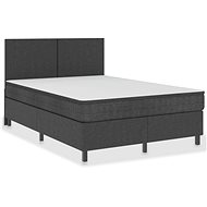 SHUMEE postel boxspring 140 × 200 cm, textil, tmavě šedá, 3054724 - Postel