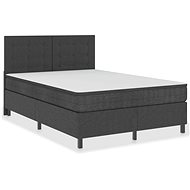 SHUMEE postel boxspring 140 × 200 cm, textil, tmavě šedá 3054794 - Postel