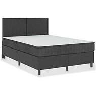 SHUMEE postel boxspring 160 × 200 cm, textil, tmavě šedá 3054725 - Postel