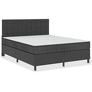 SHUMEE postel boxspring 160 × 200 cm, textil, tmavě šedá, 3054795 - Postel