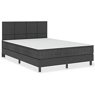 SHUMEE postel boxspring 160 × 200 cm, textil, tmavě šedá, 3054717 - Postel
