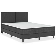 SHUMEE postel boxspring 180 × 200 cm, textil, tmavě šedá, 3054710 - Postel