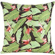 Eurofirany Pillowcase, Velvet decorative with flowers - Pillowcase