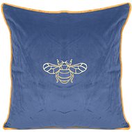 Eurofirany Pillowcase, Velvet decorative with golden colour - Pillowcase