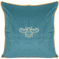 Eurofirany Pillowcase, Velvet decorative with golden colour - Pillowcase